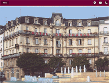Tablet Screenshot of hoteldefrance-angers.com